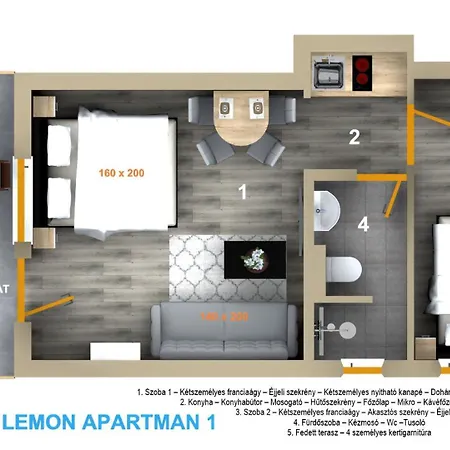 Balatonic Lemon Apartmanhaz *
